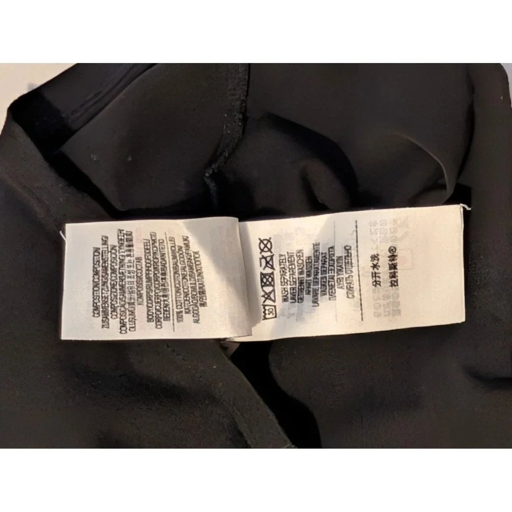 Lacoste Mens Crew Neck T-Shirt Black Size Large TH3321 Crocodile Logo